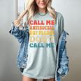 Call Me Antisocial But Please Don't Call Me Introvert Women's Comfort Colors T-Shirt Denim Call Me Antisocial But Please Don't Call Me Introvert Women's Comfort Colors T-Shirt Denim