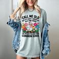 Call Me Old Seniors Nostalgia Retro Humor Casual Women's Comfort Colors T-Shirt Denim Call Me Old Seniors Nostalgia Retro Humor Casual Women's Comfort Colors T-Shirt Denim