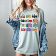 Camera Hand Drawn Old Nostalgia Retro Lens Styles Women's Comfort Colors T-Shirt Denim