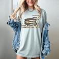Camo Across America Read Reading Book Librarian Men Women Women's Comfort Colors T-Shirt Denim