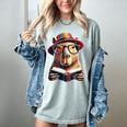 Capybara Bookworm Rodent Reading a Book Women's Comfort Colors T-Shirt Denim