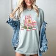 Caution Slippery When Reading Book Reader Women's Comfort Colors T-Shirt Denim