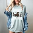 Chocolate Lab Dog Introvert Chocolate Labrador Retriever Women's Comfort Colors T-Shirt Denim Chocolate Lab Dog Introvert Chocolate Labrador Retriever Women's Comfort Colors T-Shirt Denim