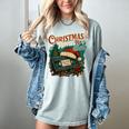 Christmas Movies Chill Retro VHS Holiday Nostalgia Women's Comfort Colors T-Shirt Denim