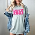 Class Of 2037 Pink Girls Growing Up School Memory Graduation Women's Comfort Colors T-Shirt Denim Class Of 2037 Pink Girls Growing Up School Memory Graduation Women's Comfort Colors T-Shirt Denim