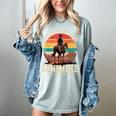 Classic Western Nostalgia Cowboy Sunset Women's Comfort Colors T-Shirt Denim