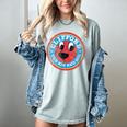 Clifford The Big Red Dog Round Distressed Logo Kids Books Women's Comfort Colors T-Shirt Denim