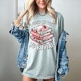 I Closed My Book To Be Here Reading Bookworm Women Girls Women's Comfort Colors T-Shirt Denim