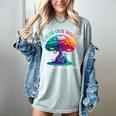 Color Our World Summer Reading 2025 Tree Book Lover Camping Women's Comfort Colors T-Shirt Denim Color Our World Summer Reading 2025 Tree Book Lover Camping Women's Comfort Colors T-Shirt Denim