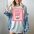 Cool Fun Cute Party Introvert Cat Character Women's Comfort Colors T-Shirt Denim Cool Fun Cute Party Introvert Cat Character Women's Comfort Colors T-Shirt Denim