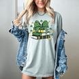 Coquette Bow Books St Patrick's Shamrock Bookworm Librarian Women's Comfort Colors T-Shirt Denim Coquette Bow Books St Patrick's Shamrock Bookworm Librarian Women's Comfort Colors T-Shirt Denim