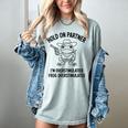 Cowboy Frog Overstimulated Western Meme Introverts Women's Comfort Colors T-Shirt Denim