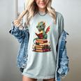 Cute Dragon Reading Book Bookworm Dragons And Books Women's Comfort Colors T-Shirt Denim