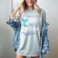 Cute Mermaid Librarian Teacher Dive Into A Good Book Reading Women's Comfort Colors T-Shirt Denim Cute Mermaid Librarian Teacher Dive Into A Good Book Reading Women's Comfort Colors T-Shirt Denim