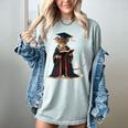 Cute Mouse Reading Book Graduation Women's Comfort Colors T-Shirt Denim