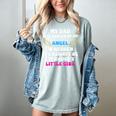 My Dad My Angel In Heaven In Loving Memory Of My Dad Women's Comfort Colors T-Shirt Denim