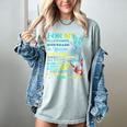 For My Daughter In Heaven Memory Missing Daughter In Heaven Women's Comfort Colors T-Shirt Denim