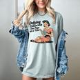 Defying Censorship One Page At a Time Read Banned Books Women's Comfort Colors T-Shirt Denim
