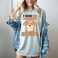 Dog Introvert I Need 20 Minutes Where No One Comes Women's Comfort Colors T-Shirt Denim