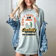 Don't Test Me Introvert's Women's Comfort Colors T-Shirt Denim