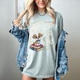 Easily Distracted By Dogs And Books Reader Animal Dog Women's Comfort Colors T-Shirt Denim Easily Distracted By Dogs And Books Reader Animal Dog Women's Comfort Colors T-Shirt Denim