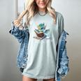 Easily Distracted By Dragons And Books Introvert Shirt Women's Comfort Colors T-Shirt Denim Easily Distracted By Dragons And Books Introvert Shirt Women's Comfort Colors T-Shirt Denim