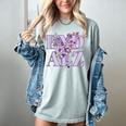 End ALZ Floral Dementia Memory Loss Alzheimer Awareness Women's Comfort Colors T-Shirt Denim End ALZ Floral Dementia Memory Loss Alzheimer Awareness Women's Comfort Colors T-Shirt Denim
