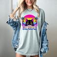 Ew Cat Misanthrope Introvert Synthwave 80s Women's Comfort Colors T-Shirt Denim Ew Cat Misanthrope Introvert Synthwave 80s Women's Comfort Colors T-Shirt Denim
