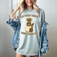 Ew People Ferret Saying Mask Introvert Ferrets Women's Comfort Colors T-Shirt Denim