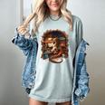Fantasy Dragon Reading Book Lover Women's Comfort Colors T-Shirt Denim Fantasy Dragon Reading Book Lover Women's Comfort Colors T-Shirt Denim