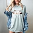 Felinetrovert Definition Cat Lover Introvert Humor Cats Women's Comfort Colors T-Shirt Denim