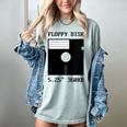 Floppy Disk Computer Nostalgia Fun PC Enthusiast History Women's Comfort Colors T-Shirt Denim