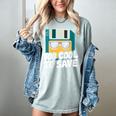Floppy Disk Retro Tech Nostalgia Old School Computing Humor Women's Comfort Colors T-Shirt Denim