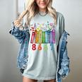 Floral Foxglove Daisy Tulip 8647 Books Lover Blooming Flower Women's Comfort Colors T-Shirt Denim
