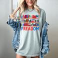 Freadom To Read Book Lover Reading Freedom Women's Comfort Colors T-Shirt Denim