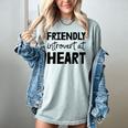Friendly Introvert At Heart Women's Comfort Colors T-Shirt Denim Friendly Introvert At Heart Women's Comfort Colors T-Shirt Denim