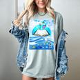 Frutiger Aero Aesthetic Tech Book Butterfly Women's Comfort Colors T-Shirt Denim Frutiger Aero Aesthetic Tech Book Butterfly Women's Comfort Colors T-Shirt Denim