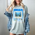 Frutiger Aero Aesthetic Tech Computer Aquarium Tarot Card Women's Comfort Colors T-Shirt Denim