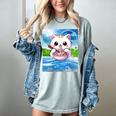 Frutiger Aero Aesthetic Tech Kawaii Ramen Cat Fishes Women's Comfort Colors T-Shirt Denim Frutiger Aero Aesthetic Tech Kawaii Ramen Cat Fishes Women's Comfort Colors T-Shirt Denim