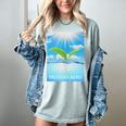 Frutiger Aero Aesthetics Women's Comfort Colors T-Shirt Denim