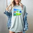 Frutiger Aero Fish Women's Comfort Colors T-Shirt Denim Frutiger Aero Fish Women's Comfort Colors T-Shirt Denim
