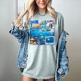 Frutiger Aero Retro Vibes Y2K Retro Grunge Women's Comfort Colors T-Shirt Denim Frutiger Aero Retro Vibes Y2K Retro Grunge Women's Comfort Colors T-Shirt Denim