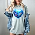 Frutiger Aero Y2K Heart Women's Comfort Colors T-Shirt Denim