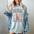 Fueled By Iced Coffee And Books Book Lover Retro Women's Comfort Colors T-Shirt Denim Fueled By Iced Coffee And Books Book Lover Retro Women's Comfort Colors T-Shirt Denim
