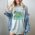 Future City Wind Power Frutiger Aero Y2K Style Ocean Women's Comfort Colors T-Shirt Denim Future City Wind Power Frutiger Aero Y2K Style Ocean Women's Comfort Colors T-Shirt Denim