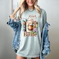 Girl Read Your Bible Christian Faith Jesus Book Women's Comfort Colors T-Shirt Denim