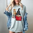 Gnome Read Reading Book Librarian Across America Women Kids Women's Comfort Colors T-Shirt Denim Gnome Read Reading Book Librarian Across America Women Kids Women's Comfort Colors T-Shirt Denim
