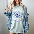 A Good Book Is Out Of This World Shirt Astronaut Reading Women's Comfort Colors T-Shirt Denim