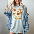 Halloween Cute Ghost Shirt Reading Books Ghost Women's Comfort Colors T-Shirt Denim Halloween Cute Ghost Shirt Reading Books Ghost Women's Comfort Colors T-Shirt Denim