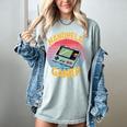 Handheld Gamer Retro Portable Console Nostalgia Women's Comfort Colors T-Shirt Denim